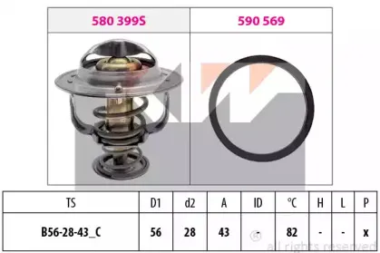 Термостат, охлаждающая жидкость KW купить