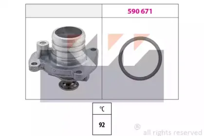 Термостат, охлаждающая жидкость KW купить