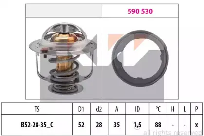 Термостат, охлаждающая жидкость KW купить