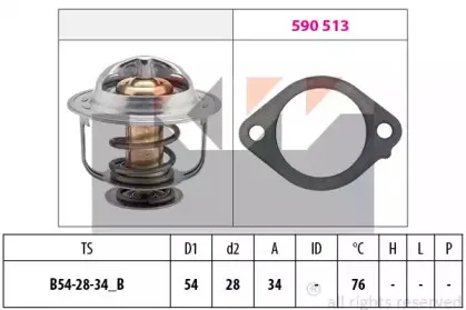 Термостат, охлаждающая жидкость KW купить