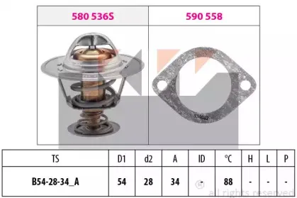 Термостат, охлаждающая жидкость KW купить