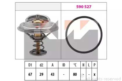 Термостат, охлаждающая жидкость KW купить