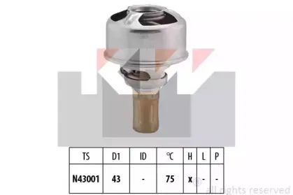 Термостат, охлаждающая жидкость KW купить