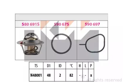 Термостат, охлаждающая жидкость KW купить
