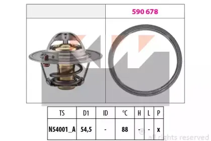 Термостат, охлаждающая жидкость KW купить