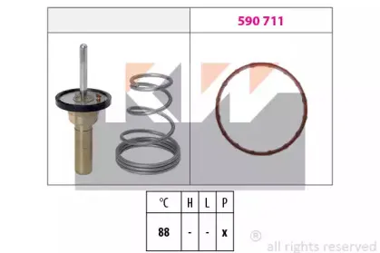 Термостат, охлаждающая жидкость KW купить