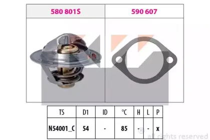 Термостат, охлаждающая жидкость KW купить