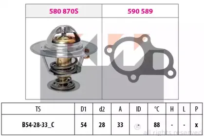 Термостат, охлаждающая жидкость KW купить