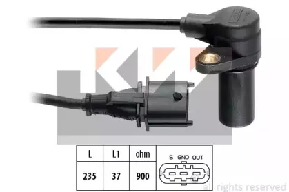 453 326 KW Датчик  р/вала,  к/вала (аналог EPS 1.953.326/Facet 9.0326 ) KW купить