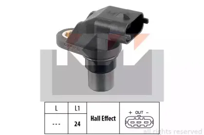 Датчик, положение распределительного вала KW купить