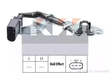 Датчик, положение распределительного вала KW купить