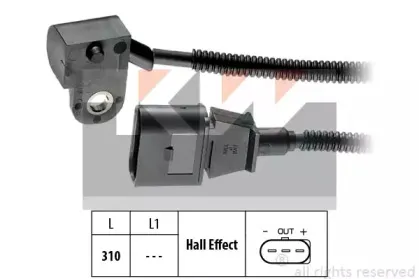 453 456 KW Датчик  р/вала,  к/вала (аналог EPS 1.953.456/Facet 9.0456 ) KW купить