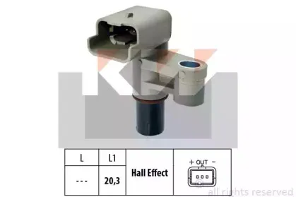 453 462 KW Датчик  р/вала,  к/вала (аналог EPS 1.953.462/Facet 9.0462 ) KW купить