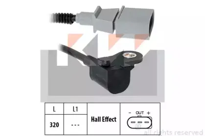 Датчик, положение распределительного вала KW купить