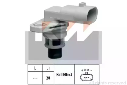 Датчик, положение распределительного вала KW купить