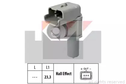 453 632 KW Датчик  р/вала,  к/вала (аналог EPS 1.953.632/Facet 9.0632 ) KW купить