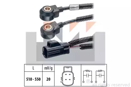 Датчик детонации KW купить