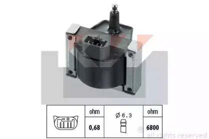 Катушка зажигания KW купить