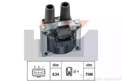 Катушка зажигания KW купить