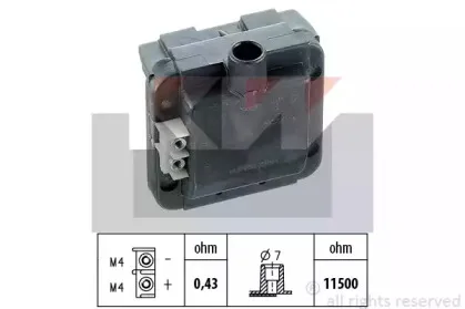 Катушка зажигания KW купить