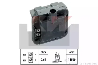 Катушка зажигания KW купить