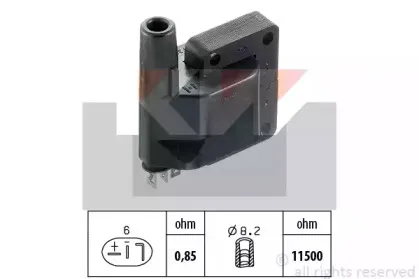 Катушка зажигания KW купить