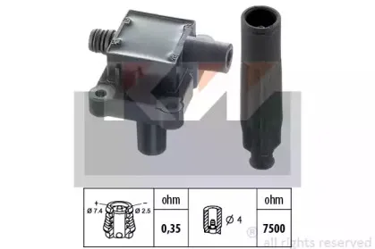 Катушка зажигания KW купить