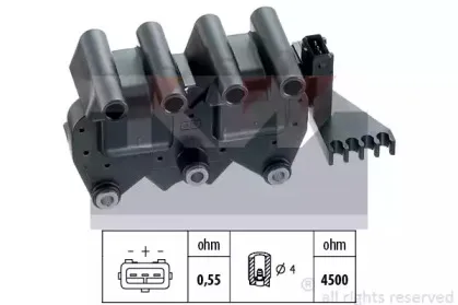 Катушка зажигания KW купить