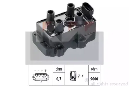 Катушка зажигания KW купить