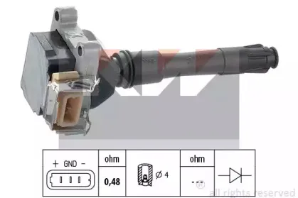 Катушка зажигания KW купить