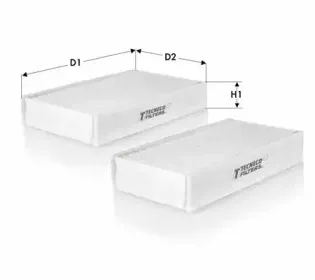 Фильтр, воздух во внутренном пространстве TECNECO FILTERS купить