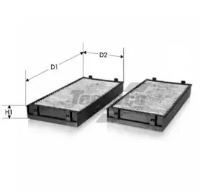 Фильтр, воздух во внутренном пространстве TECNECO FILTERS купить