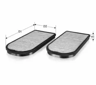 Фильтр, воздух во внутренном пространстве TECNECO FILTERS купить