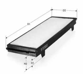 Фильтр, воздух во внутренном пространстве TECNECO FILTERS купить