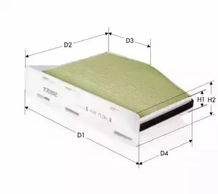 Фильтр, воздух во внутренном пространстве TECNECO FILTERS купить