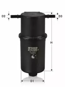 Топливный фильтр TECNECO FILTERS купить