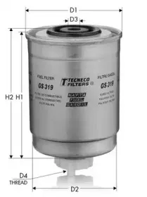 Топливный фильтр TECNECO FILTERS купить