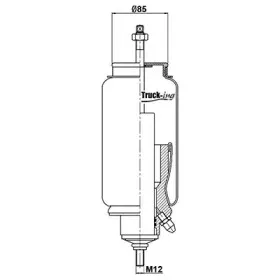 Гаситель, крепление кабины montcada купить