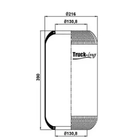 Кожух пневматической рессоры montcada купить