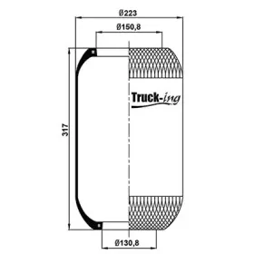 Кожух пневматической рессоры montcada купить