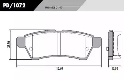 Комплект тормозных колодок, дисковый тормоз FRAS-LE купить