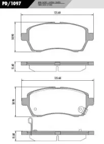 Комплект тормозных колодок, дисковый тормоз FRAS-LE купить
