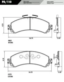 Комплект тормозных колодок, дисковый тормоз FRAS-LE купить