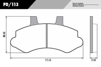 Комплект тормозных колодок, дисковый тормоз FRAS-LE купить