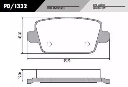 Комплект тормозных колодок, дисковый тормоз FRAS-LE купить