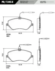 Комплект тормозных колодок, дисковый тормоз FRAS-LE купить
