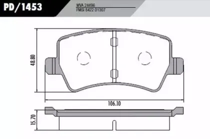 Комплект тормозных колодок, дисковый тормоз FRAS-LE купить