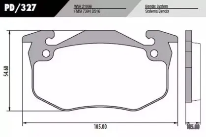 Комплект тормозных колодок, дисковый тормоз FRAS-LE купить