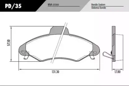 Комплект тормозных колодок, дисковый тормоз FRAS-LE купить