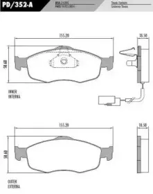 Комплект тормозных колодок, дисковый тормоз FRAS-LE купить